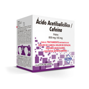 ACIDO ACETILSALICILICO/CAFEINA POLV 850MG/65MG