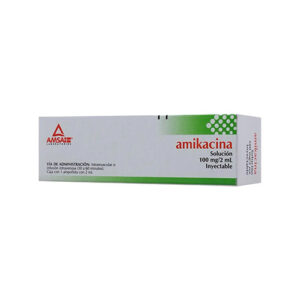 AMIKACINA SOL 100MG/2ML INY