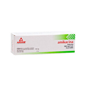 AMIKACINA SOL 500MG/2ML INY