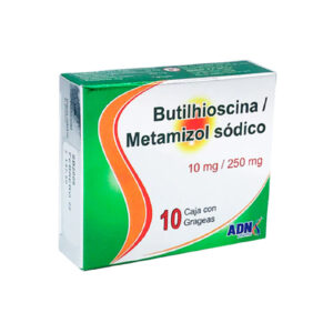 BUTILBROMURO DE HIOSCINA/METAMIZOL SODICO 10MG/250MG TAB