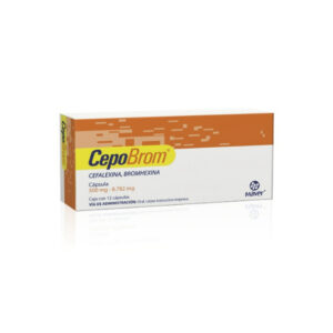 CEFALEXINA/BROMHEXINA 500MG/8.782MG/CAP