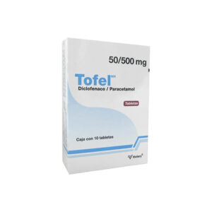 DICLOFENACO/PARACETAMOL 50/500MG TAB