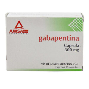 GABAPENTINA 300MG CAP