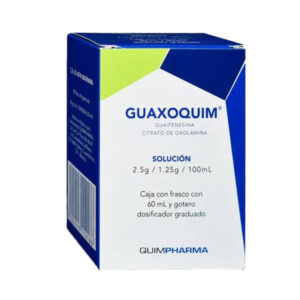 GUAIFENESINA OXOLAMINA SOL 2.5G/1.25G/100ML