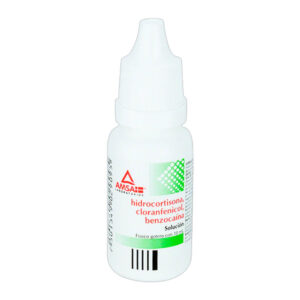 HIDROCORTISONA CLORANFENICOL BENZOCAINA 10MG/25MG/20MG GOTAS OTICAS