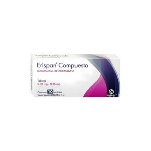 LORATADINA BETAMETASONA TAB 5MG/0.25MG