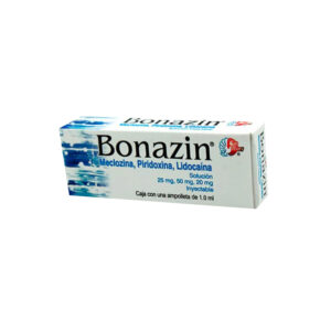 MECLOZINA, PIRIDOXINA 25MG/50MG SOL INY